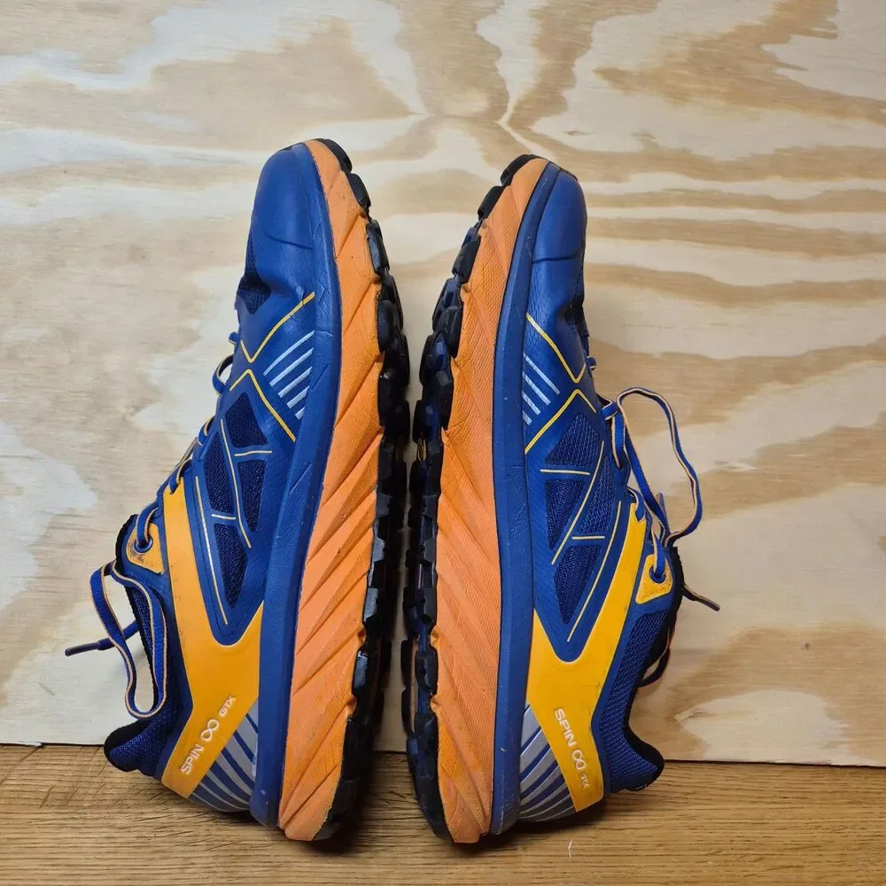 SCARPA Spin Infinity GTX Men's Trail Running Shoes Blue Orange EU 44 US 10